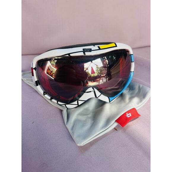 Vintage Bolle ski goggles Quasar Nova 2011 Snowboard Skiing Winter Sport & Bag - Picture 9 of 14